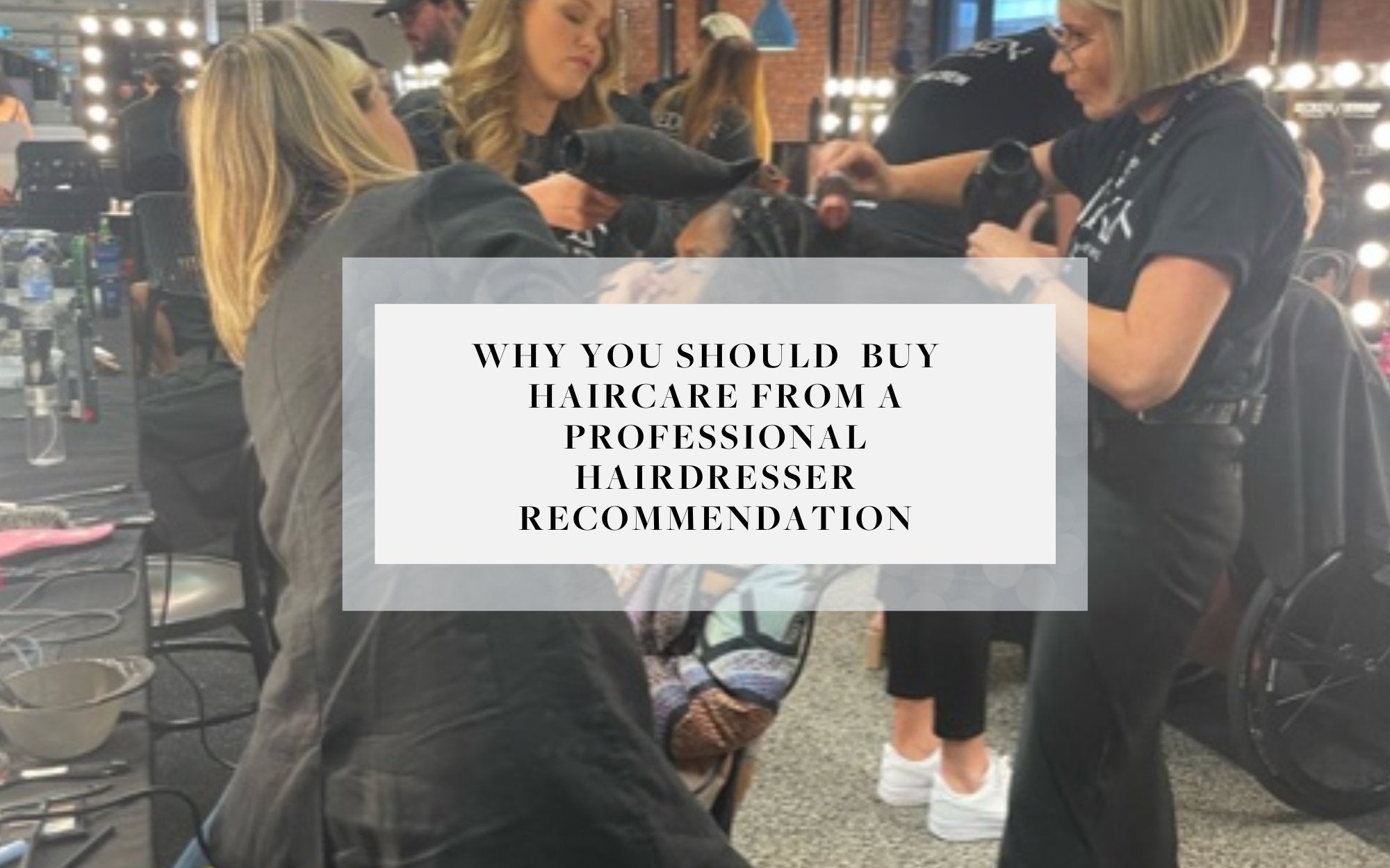 Why You Should Always Buy Your Haircare From A Professional Hairdresser Recommendation - Oscar Oscar Salons